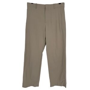 COS Beige Chino Trousers Mens 34R Adjustable Side Tabs Minimalist Khaki Pants